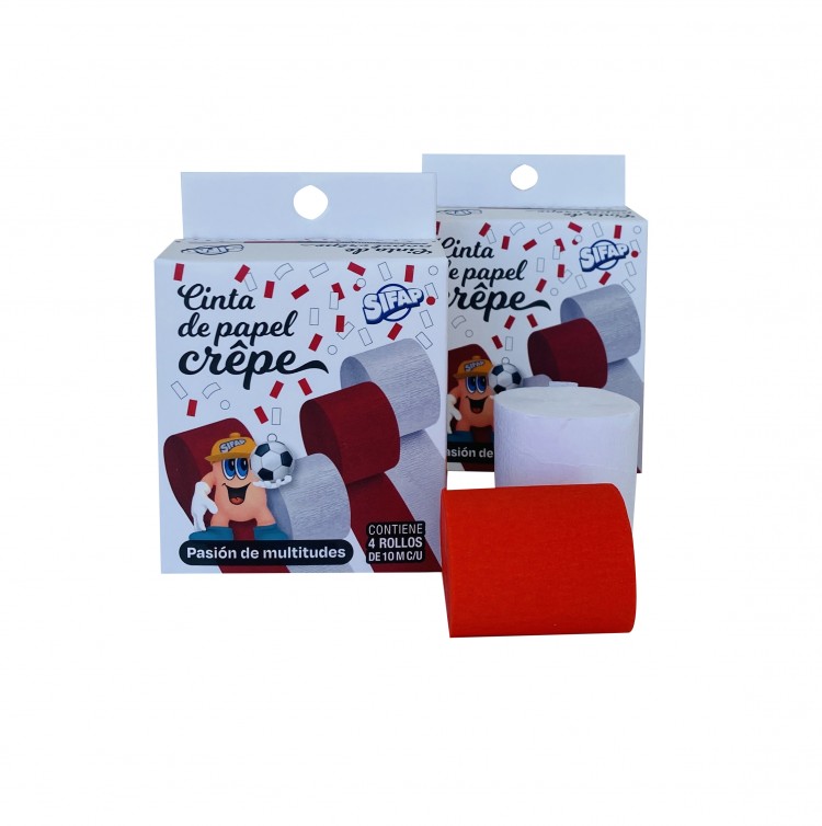 Cinta de papel crepe 